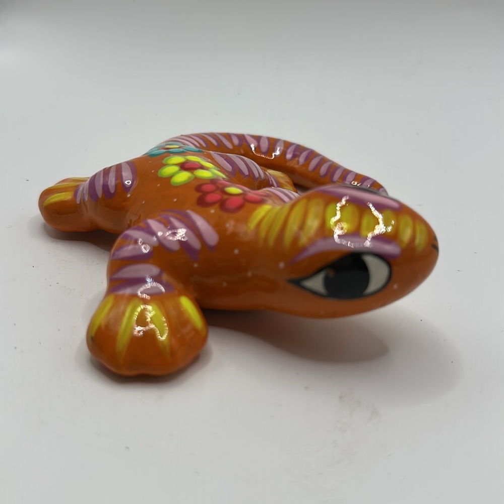 Colorful Ceramic Lizard Reptile Decor - Picture 2 of 5